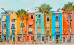 Villajoyosa Colorful Houses